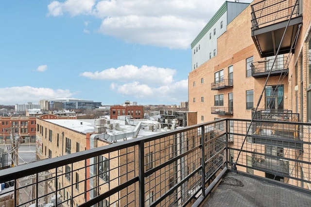 1645 W Ogden Ave Unit 516, Chicago, IL 60612 - balcony featuring a view of city