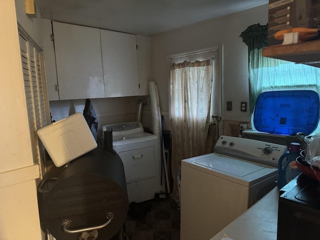 14915 Irving Ave, Dolton, IL 60419 - laundry room featuring separate washer and dryer and cabinet space