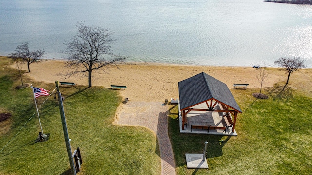 1006 Monroe St, Wauconda, IL 60084 - drone / aerial view of a nearby body of water