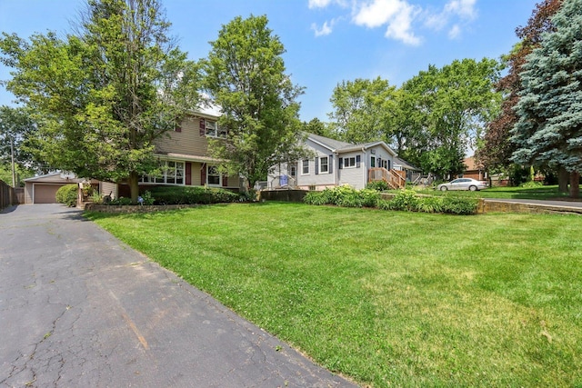 N074 Nepil Ave, Wheaton, IL 60187 - view of front of property with a front lawn