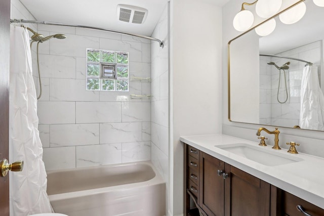 N074 Nepil Ave, Wheaton, IL 60187 - full bathroom featuring shower / bathtub combination with curtain and vanity