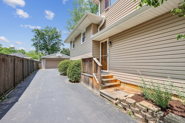 N074 Nepil Ave, Wheaton, IL 60187 - doorway to property with a detached garage