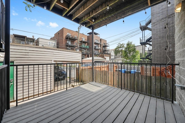 3353 N Kenmore Ave Unit 1, Chicago, IL 60657 - view of wooden terrace
