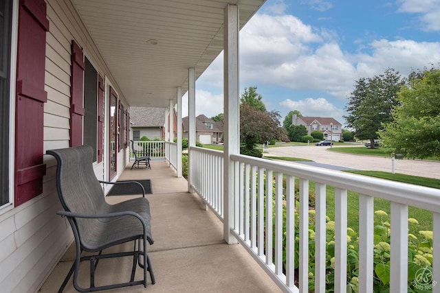 141 Mary Hamsmith Ct, Sycamore, IL 60178 - porch featuring a residential view
