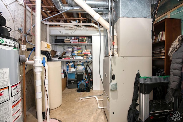 141 Mary Hamsmith Ct, Sycamore, IL 60178 - utility room featuring water heater