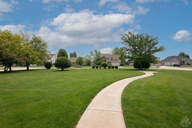 141 Mary Hamsmith Ct, Sycamore, IL 60178 - surrounding community featuring a residential view and a lawn