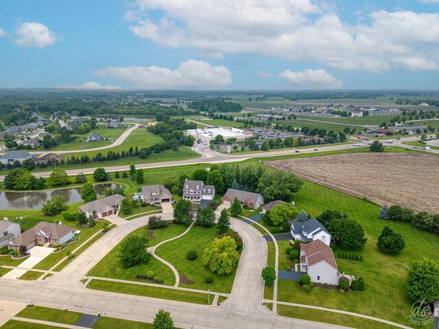 141 Mary Hamsmith Ct, Sycamore, IL 60178 - drone / aerial view of a nearby body of water