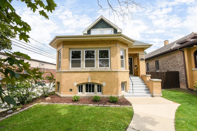 1234 Edmer Ave, Oak Park, IL 60302 - view of front of home with brick siding