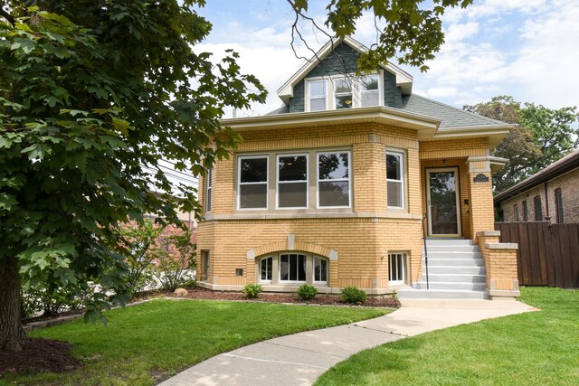 1234 Edmer Ave, Oak Park, IL 60302 - view of front of home with brick siding