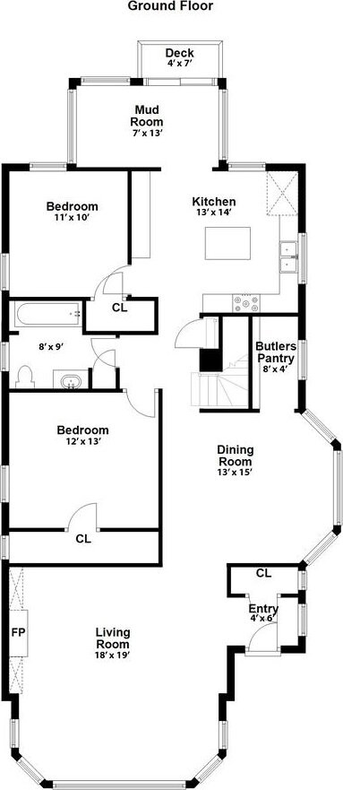 1234 Edmer Ave, Oak Park, IL 60302 - view of home floor plan