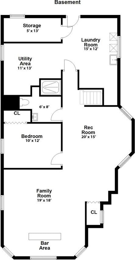 1234 Edmer Ave, Oak Park, IL 60302 - view of room layout