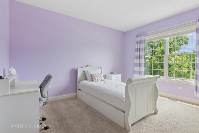 76 Landon Cir, Wheaton, IL 60189 - bedroom featuring light carpet and an office area