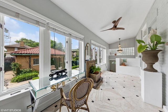 1141 N Ridgeland Ave, Oak Park, IL 60302 - sunroom / solarium with lofted ceiling