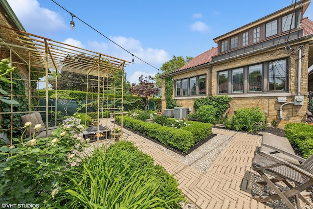 1141 N Ridgeland Ave, Oak Park, IL 60302 - view of yard with central air condition unit