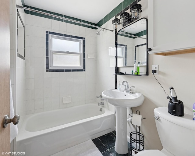 1140 W Barry Ave, Chicago, IL 60657 - full bathroom with  shower combination and tile patterned flooring