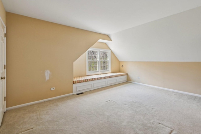 21956 N Hickory Hill Dr, Kildeer, IL 60047 - bonus room with light carpet, baseboards, and vaulted ceiling