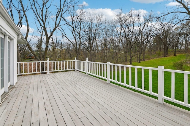21956 N Hickory Hill Dr, Kildeer, IL 60047 - wooden deck with a yard