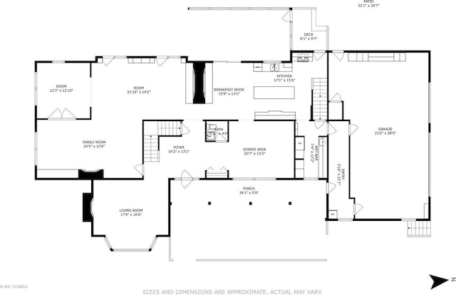 21956 N Hickory Hill Dr, Kildeer, IL 60047 - floor plan / room layout