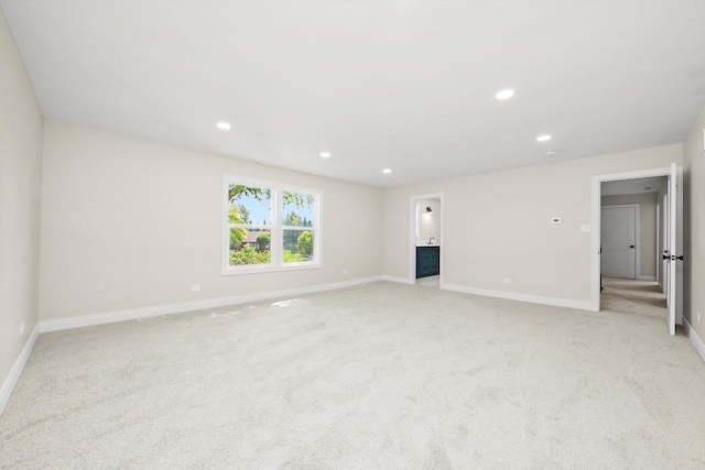 14814 Oakcreek Ct, Orland Park, IL 60467 - unfurnished room featuring light carpet and recessed lighting