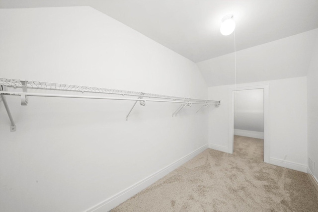 14814 Oakcreek Ct, Orland Park, IL 60467 - spacious closet with carpet floors and lofted ceiling