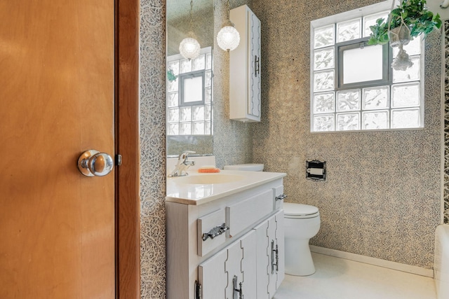 493 W Avery St, Elmhurst, IL 60126 - bathroom featuring vanity and toilet