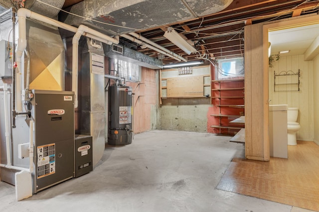 493 W Avery St, Elmhurst, IL 60126 - basement with water heater