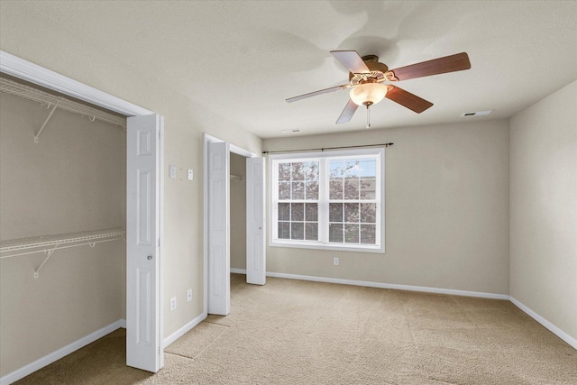 2303 Blanche Ln Unit B, Champaign, IL 61822 - unfurnished bedroom featuring light colored carpet and ceiling fan