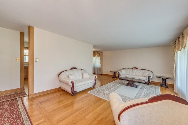 1825 W Sherry Ln, Addison, IL 60101 - living area with light wood-type flooring and baseboards