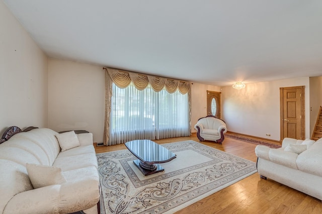 1825 W Sherry Ln, Addison, IL 60101 - living area featuring wood finished floors and stairway