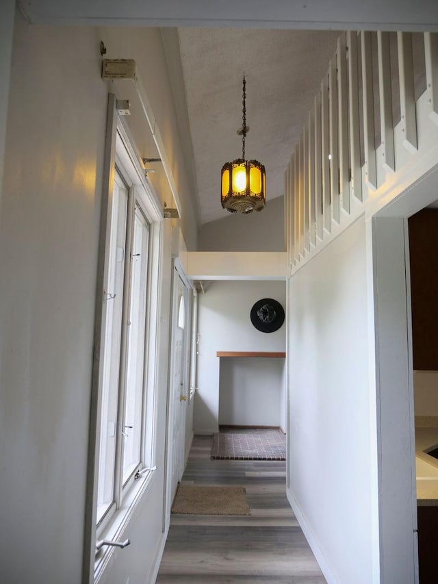 510 W Harrison St, Villa Grove, IL 61956 - stairs with wood finished floors and baseboards