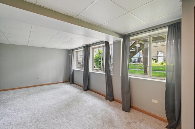 189 Port Royal Cir, Aurora, IL 60504 - spare room with a drop ceiling and carpet