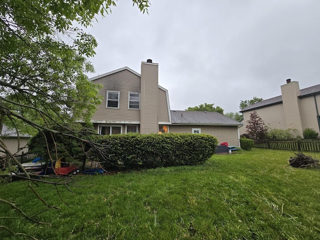 355 Crestwood Ct, Algonquin, IL 60102 - rear view of house with a chimney