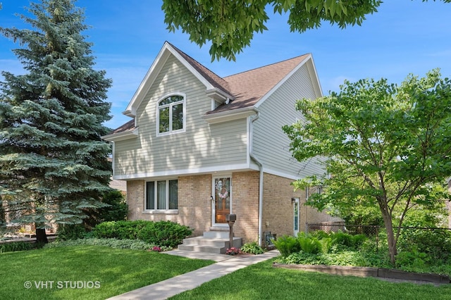 9008 Marmora Ave, Morton Grove, IL 60053 - view of front facade with brick siding