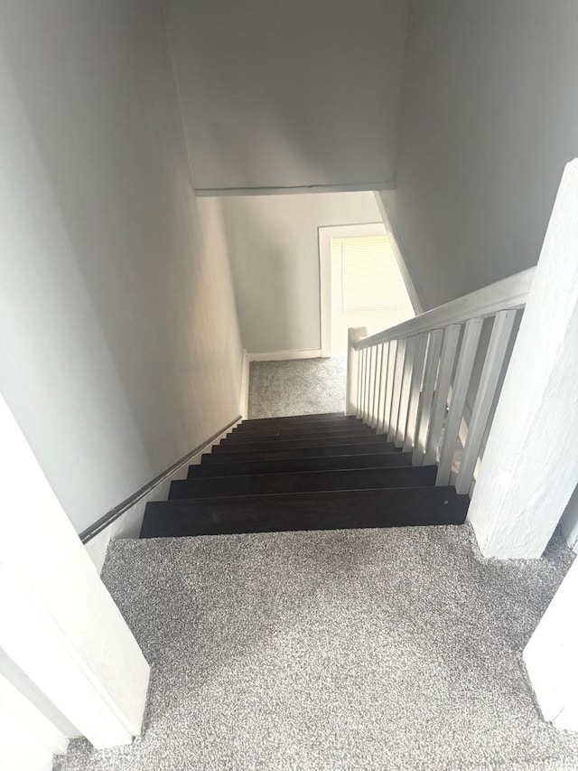 557 W Water St, Waukegan, IL 60085 - stairs featuring carpet floors