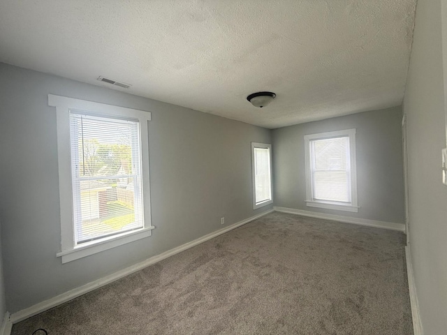 557 W Water St, Waukegan, IL 60085 - carpeted empty room with a textured ceiling and healthy amount of natural light
