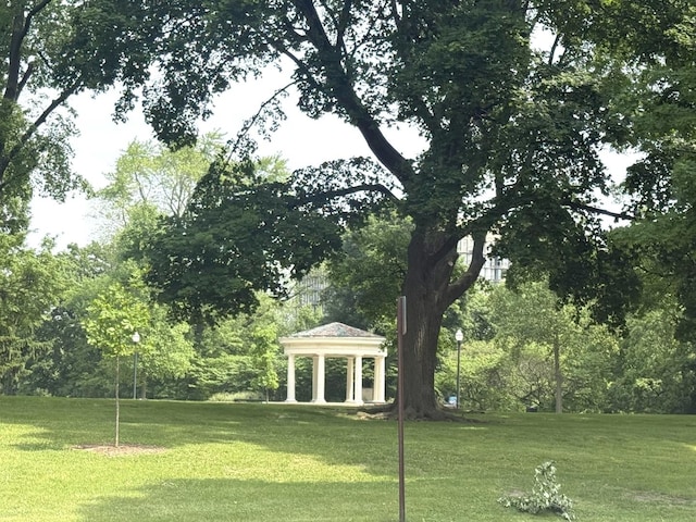 557 W Water St, Waukegan, IL 60085 - view of green lawn featuring a gazebo