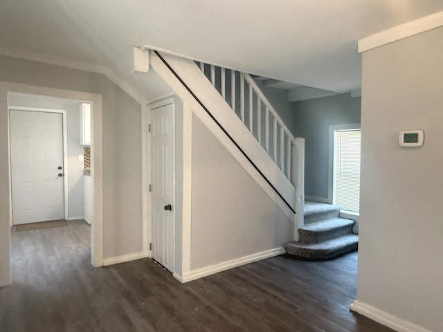 557 W Water St, Waukegan, IL 60085 - stairs with wood finished floors