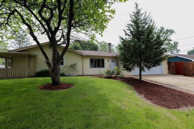 19421 W Hoag Ct, Mundelein, IL 60060 - ranch-style home with driveway and an attached garage