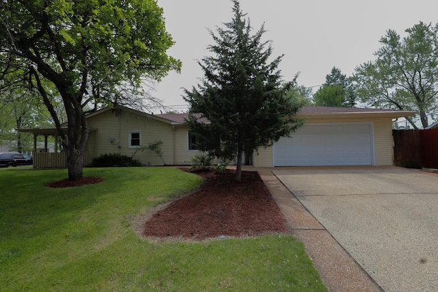 19421 W Hoag Ct, Mundelein, IL 60060 - single story home with concrete driveway and a garage