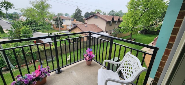 9355 Irving Park Rd Unit 208, Schiller Park, IL 60176 - balcony featuring a residential view
