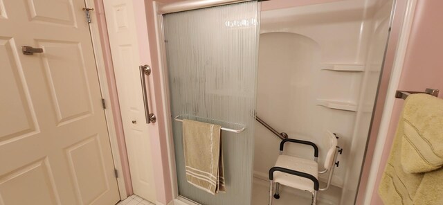 9355 Irving Park Rd Unit 208, Schiller Park, IL 60176 - bathroom featuring a shower stall