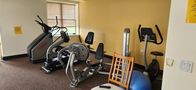 9355 Irving Park Rd Unit 208, Schiller Park, IL 60176 - exercise room with baseboards