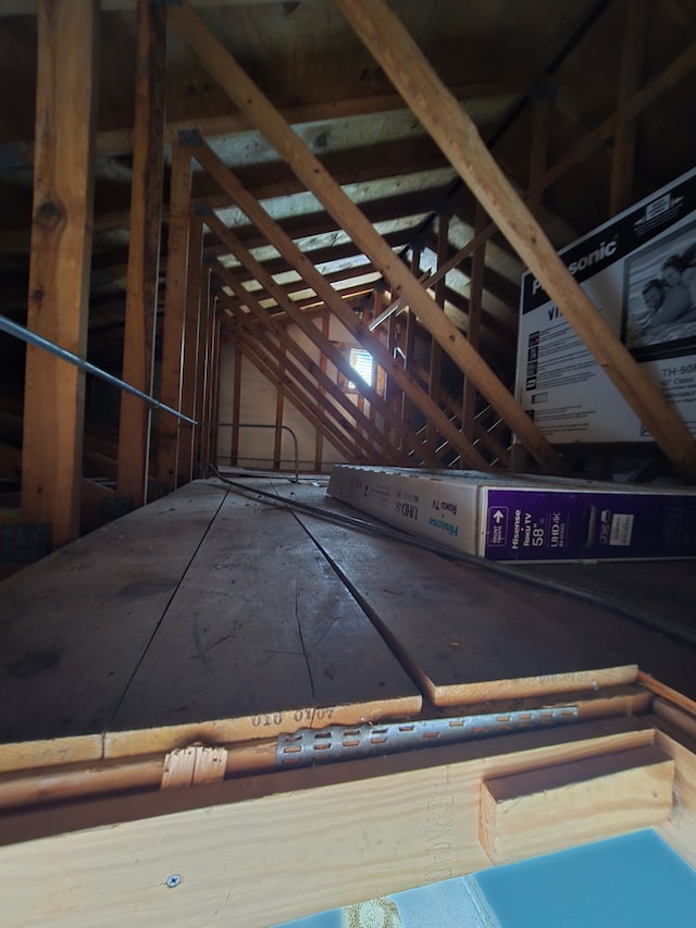 620 Mallard Ct Unit C1, Bartlett, IL 60103 - view of unfinished attic