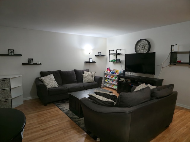 1246 Robin Dr, Carol Stream, IL 60188 - living room with wood finished floors and baseboards