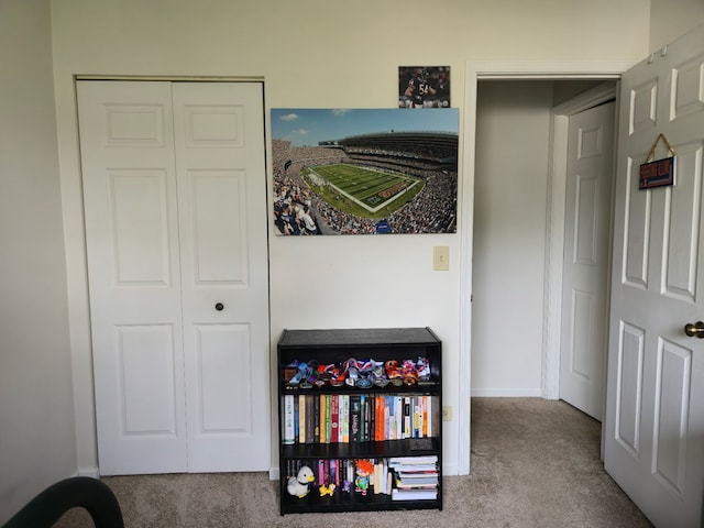 1246 Robin Dr, Carol Stream, IL 60188 - bedroom with carpet floors, a closet, and baseboards