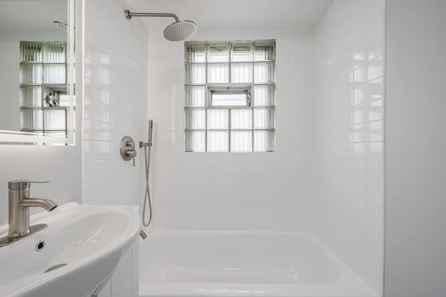 9729 S 81st Ave, Palos Hills, IL 60465 - full bath with tub / shower combination and vanity
