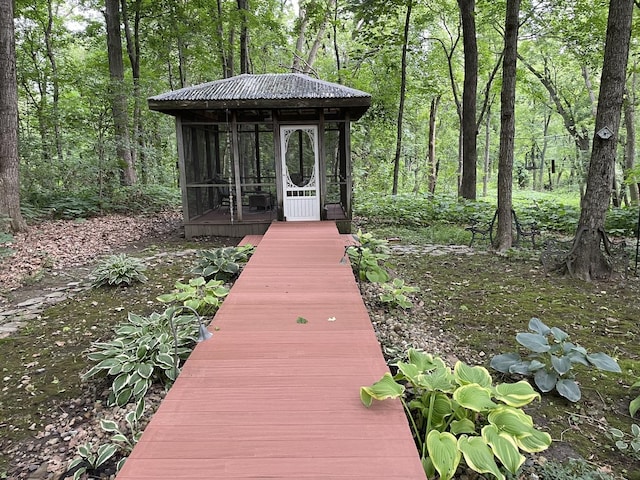 26136 E 2200 N Rd, Lexington, IL 61753 - view of outbuilding with a wooded view