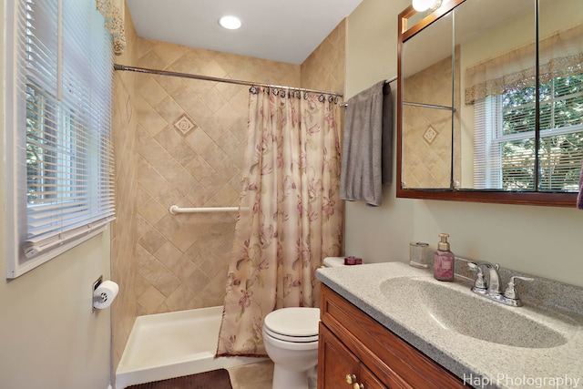 1415 Arabian Spur, Mchenry, IL 60051 - full bathroom with vanity, tiled shower, and tile patterned flooring
