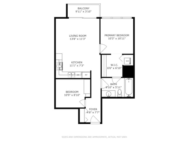 630 N Franklin St Unit 618, Chicago, IL 60654 - view of property floor plan