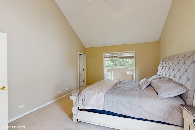 3432 Redwing Dr, Naperville, IL 60564 - bedroom featuring vaulted ceiling and carpet flooring